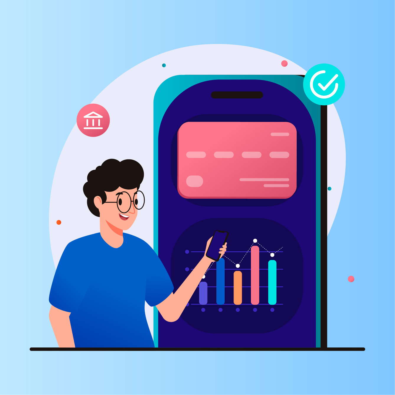 Digital payment benefits for MSMEs – Indian entrepreneur using mobile payments to grow business with HFS.